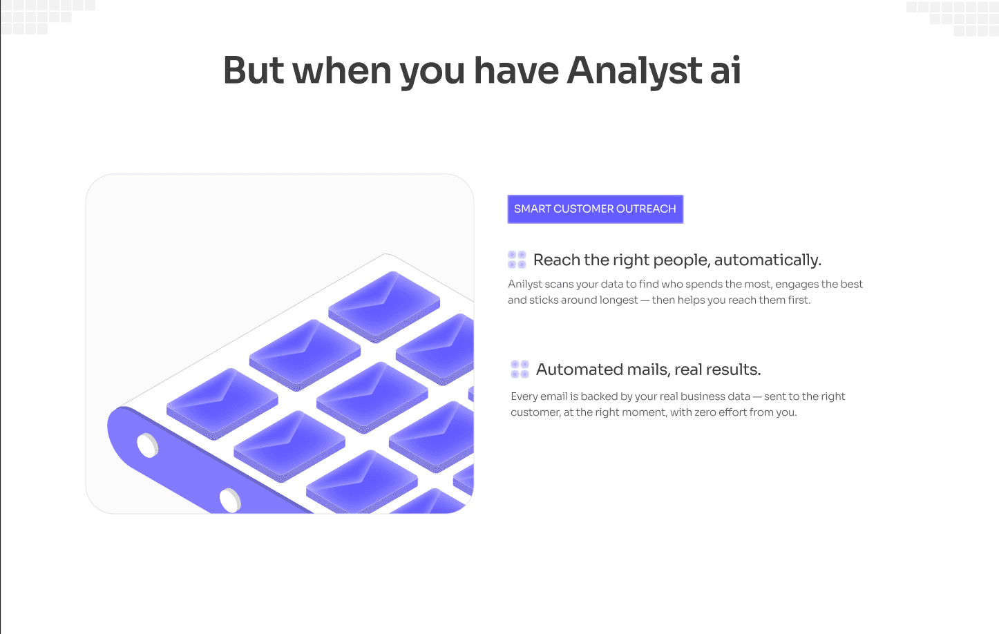 Anilyst.ai outreach feature