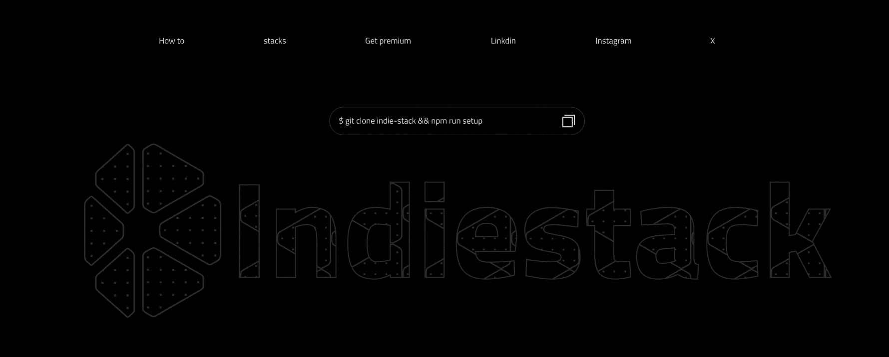 Indiestack footer